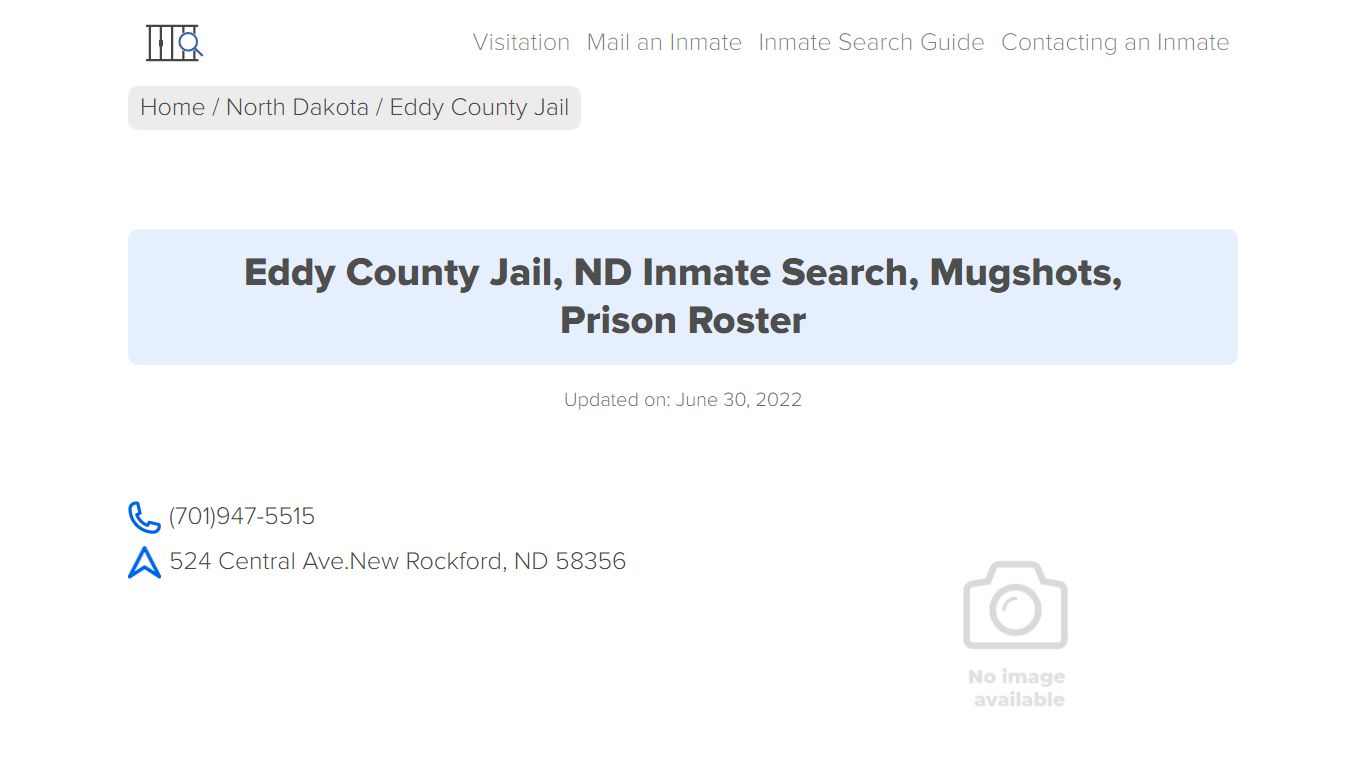 Eddy County Jail, ND Inmate Search, Mugshots, Prison Roster